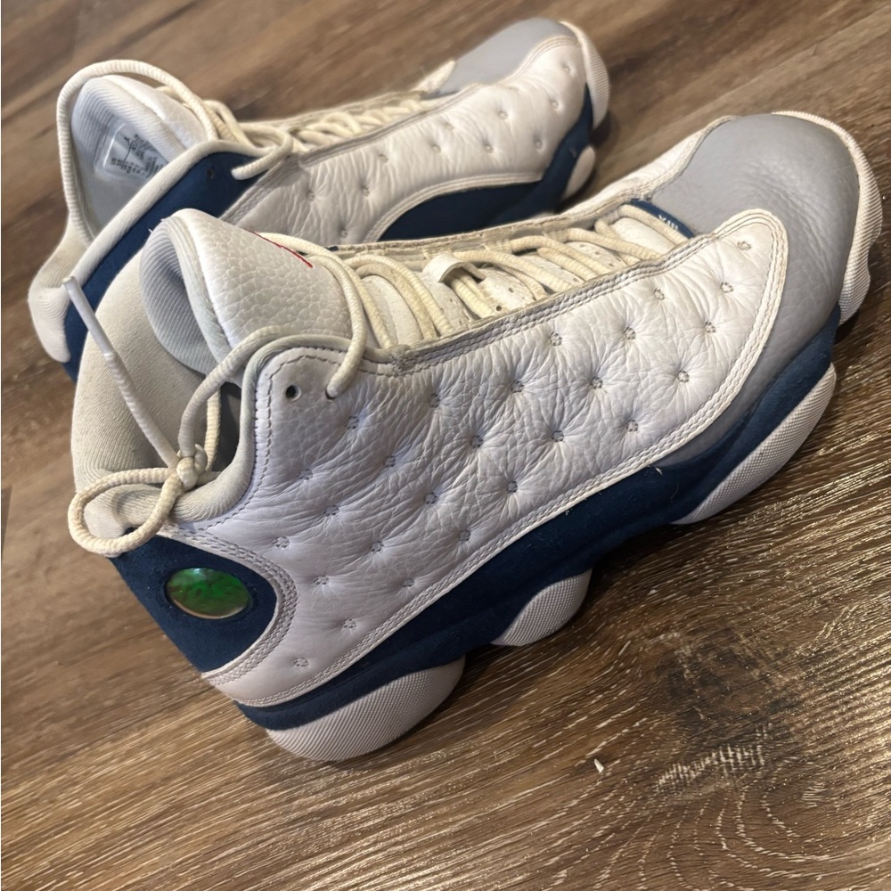 Blue & white Jordan’s